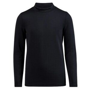 So Danca Mens Compression Mock Neck Long Sleeve Dance Sport Top M Black B-480ME